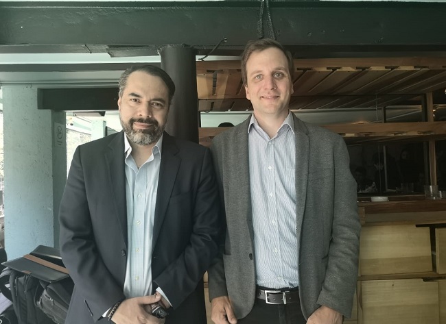 Francisco Martínez, country Manager y Sergio Della Maggiora, CEO y Cofundador de Teamcore México. Foto: Cristina Ochoa