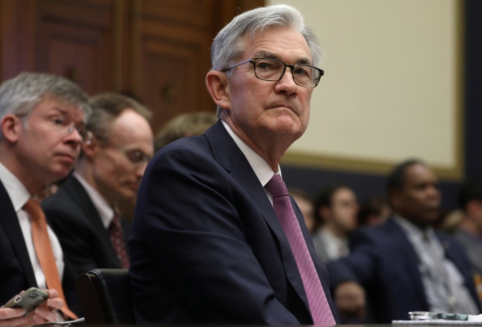 Jerome Powell ante el congreso de EU (Reuters)