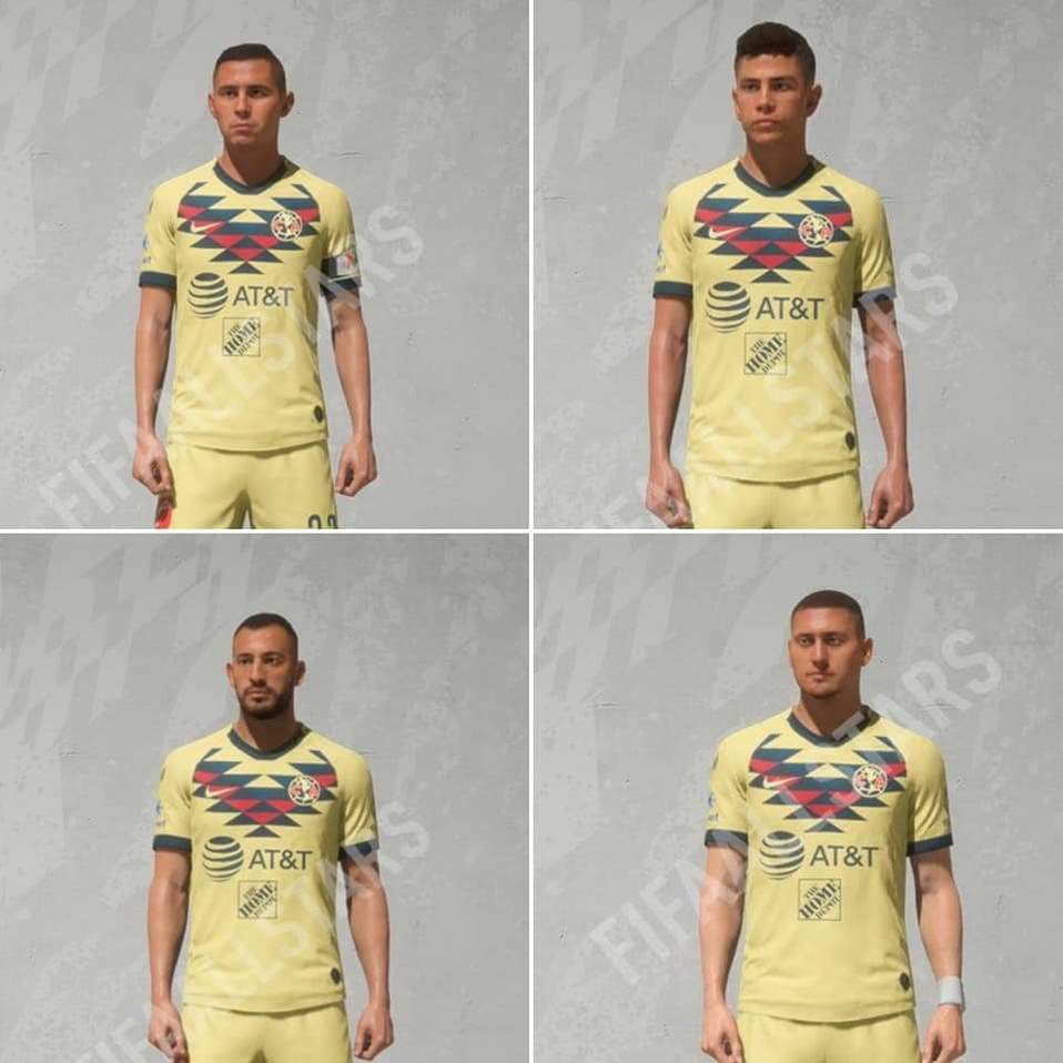 Jugadores del América en FIFA 20 (Twitter: @FIFAALLSTARS)