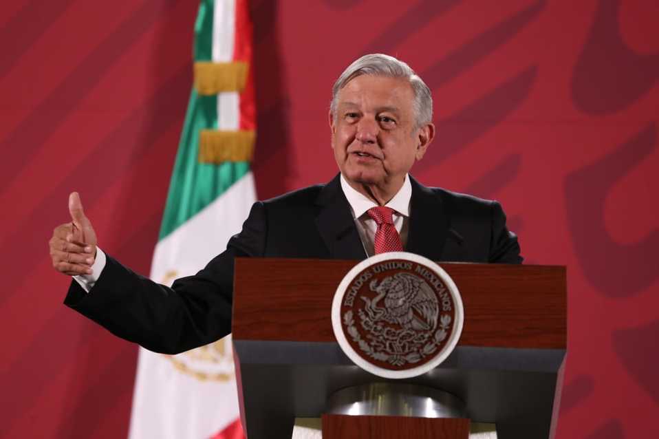El presidente Andrés Manuel López Obrador en conferencia de prensa del 11 de febrero. (Octavio Hoyos)