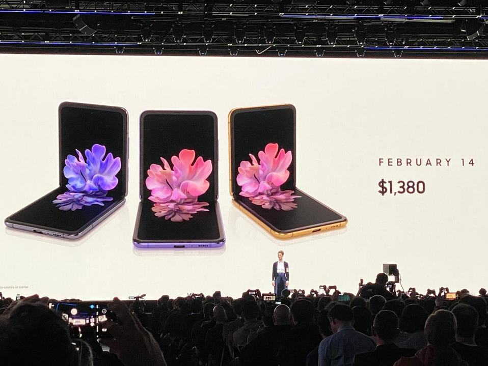 El Samsung Galaxy Z Flip saldrá a la venta el 14 de febrero. (Fernando Santillanes)