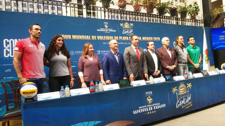 Tour Mundial de Voleibol de playa llega a Cancún (Carlos Cruz)