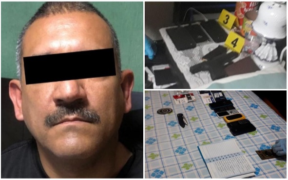 Carlos Fernando 'N' fue detenido tras dos cateos en las capital./ Especial