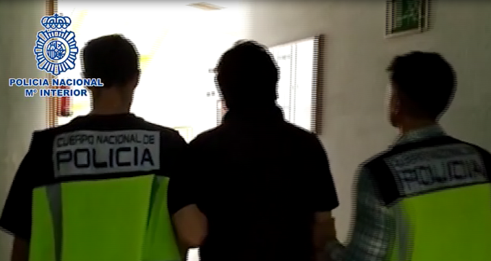 Emilio Lozoya al momento de su arresto por la Policía Nacional.