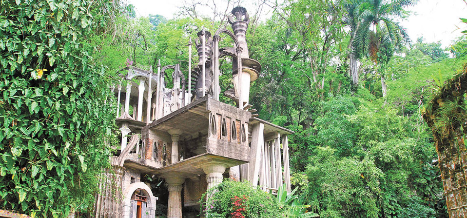 El jardín surrealista de Edward James, en Xilitla, es una de las principales atracciones de la zona. (Javier Ríos)