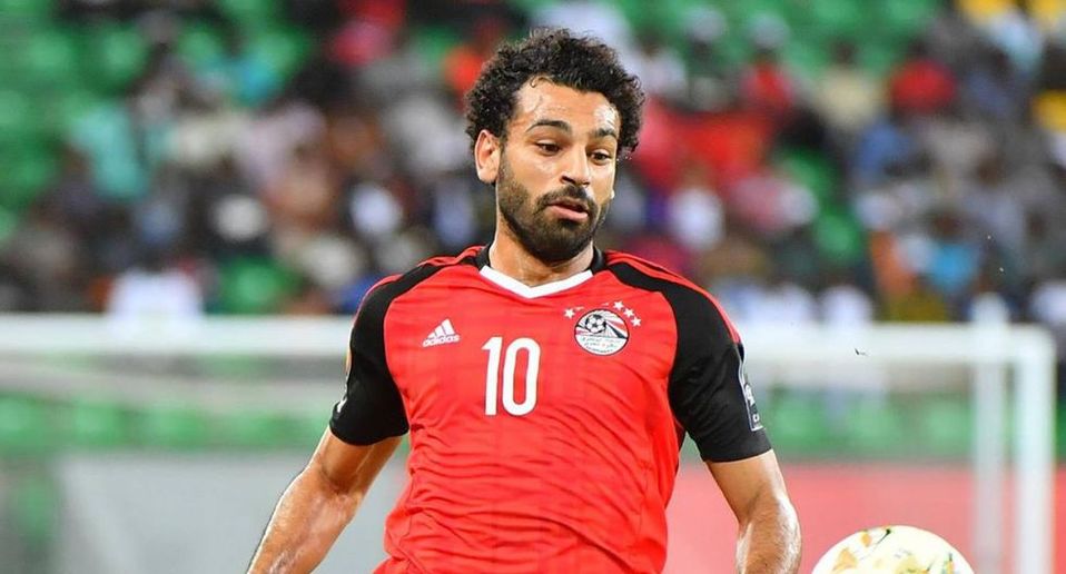Mohamed Salah en partido con la selección de Egipto (AP)