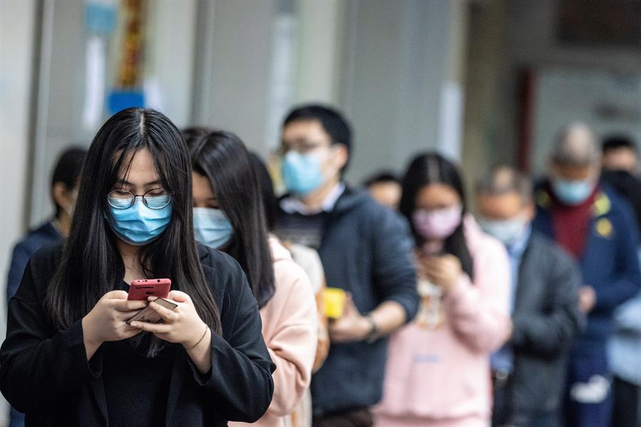 China crea app para detectar posibles infectados de coronavirus (EFE).