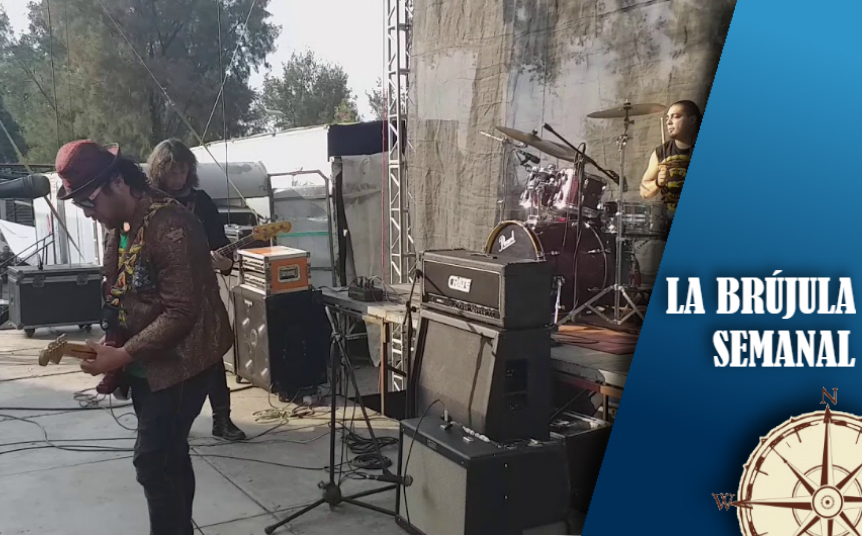 El grupo mexicano de rock, Huevo Frito, en concierto. (Cortesía)