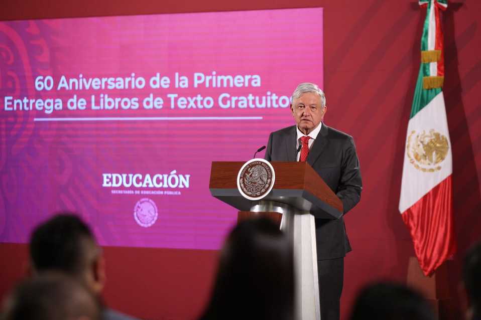 El presidente Andrés Manuel López Obrador en conferencia matutina. (Omar Franco)
