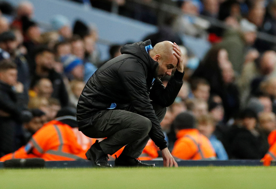 Pep Guardiola, director técnico del Manchester City (Reuters)