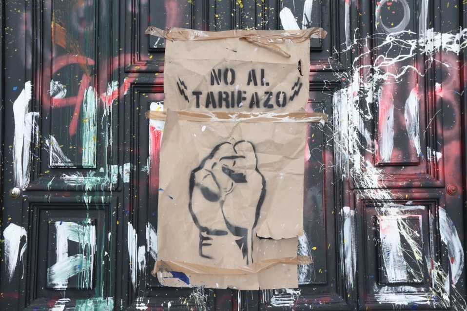 Pintaron la fachada de la Cámara de Diputados