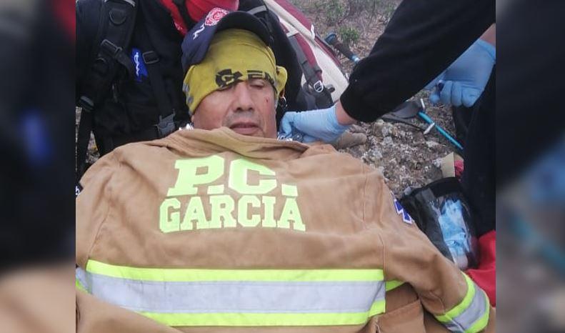 Protección Civil municipal informó que rescató esta madrugada al hombre.