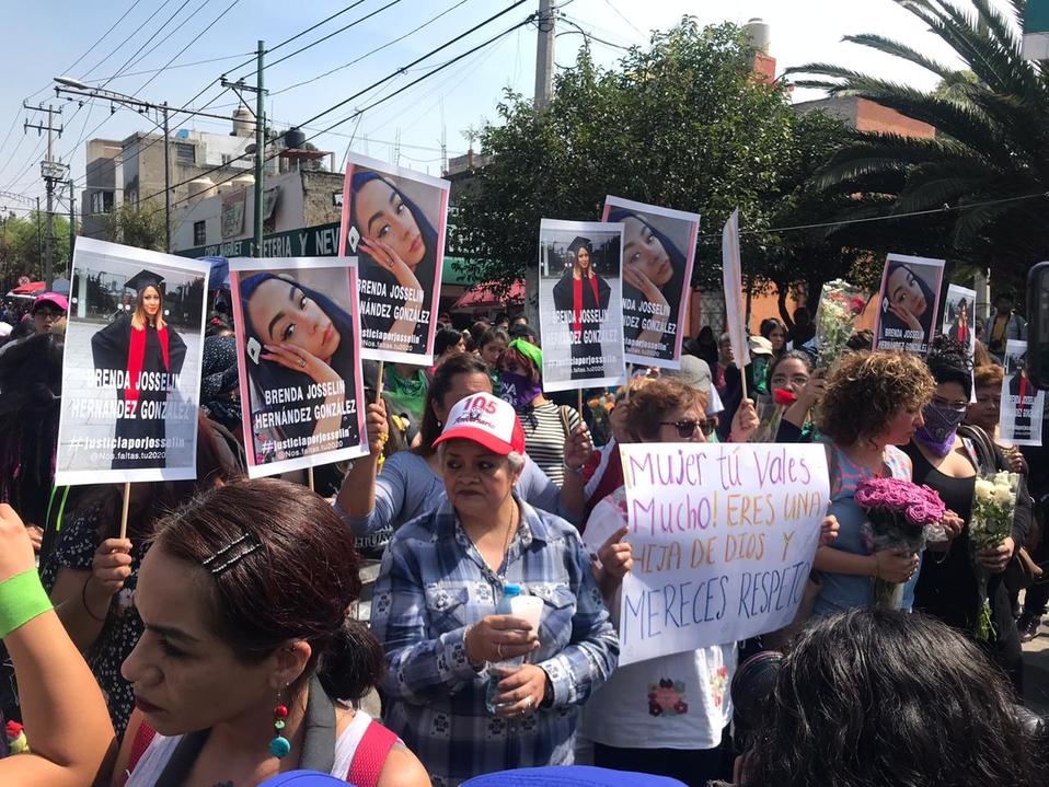 El contingente llegará al edificio donde fue asesinada Ingrid Escamilla. (Elia Castillo)