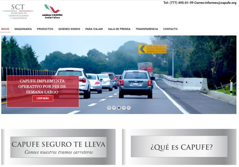 La Guardia Nacional alertó de un sitio falso de Capufe. | Especial
