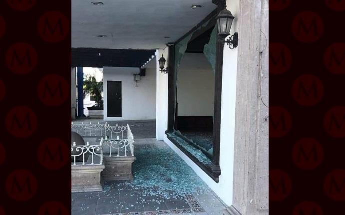 Hotel baleado en Reynosa.