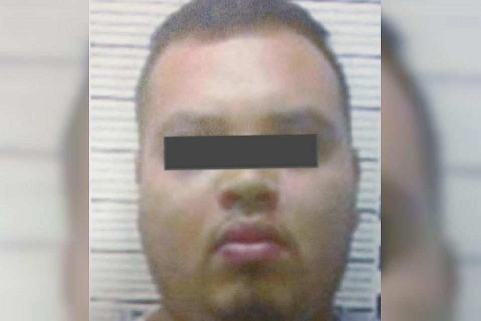 El detenido fue identificado como Roberto, de 25 años de edad. (Especial)