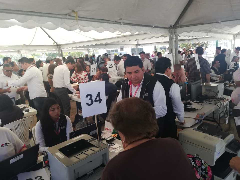 INE atestigua firmas de nuevo partido político en Tamaulipas (Foto/Sandra Sosa)