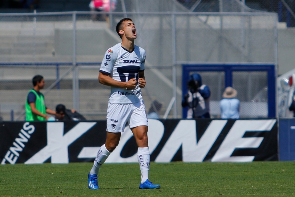 Juan Ignacio Dinenno, delantero de Pumas (Imago7)