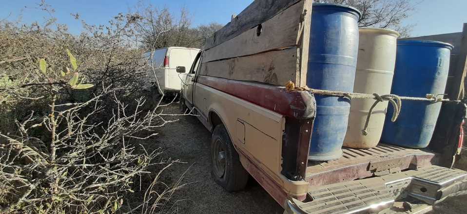 Predio en San Juan Hueyapan donde fue localizado el hidrocarburo. (Cortesía)