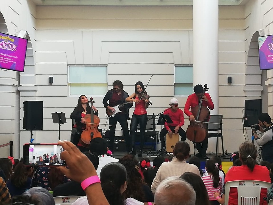 Tempus Quartet puso a bailar a los pequeñines.