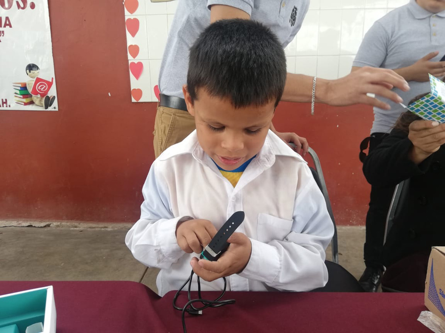 Cursa el primer año de primaria en la Escuela Club Sertoma. (Cecilia Aguilar)