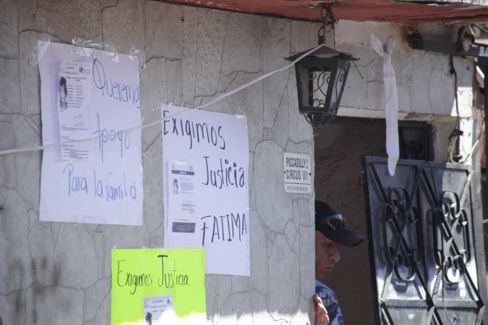 Vecinos y pobladores pidieron justicia por el asesinato de Fátima (Avelina Martínez)