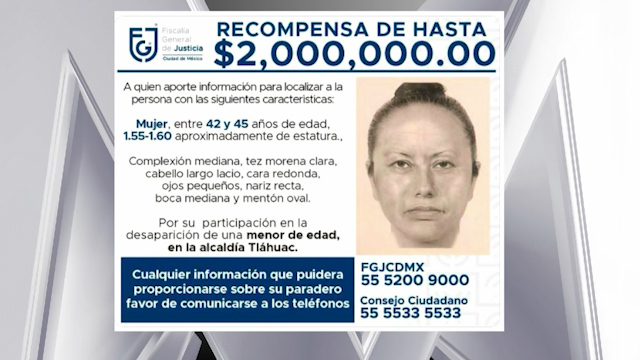 Difunden retrato hablado de mujer que se llevó a Fátima