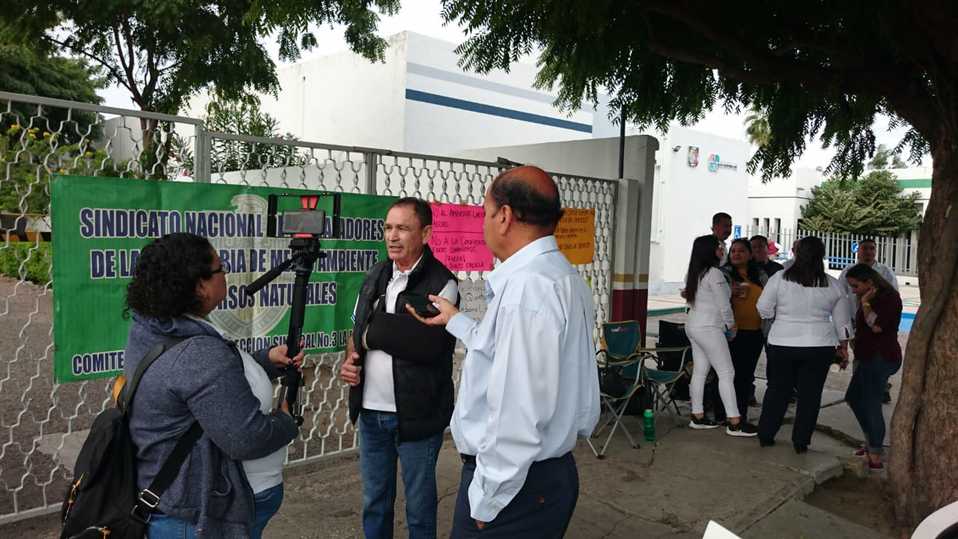 El dirigente sindical Baldemar Sicairos indicó que protestarán ante el presidente Andrés Manuel López Obrador el próximo viernes 21 de febrero. (Marga