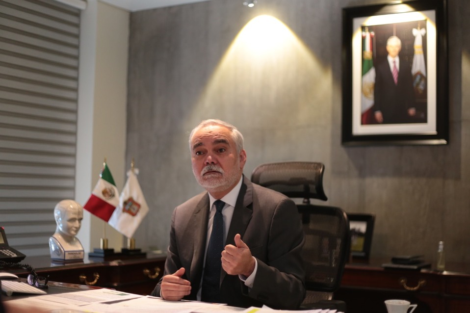 El doctor Gabriel O’Shea Cuevas confía en una pronta solución. (Tania Contreras)