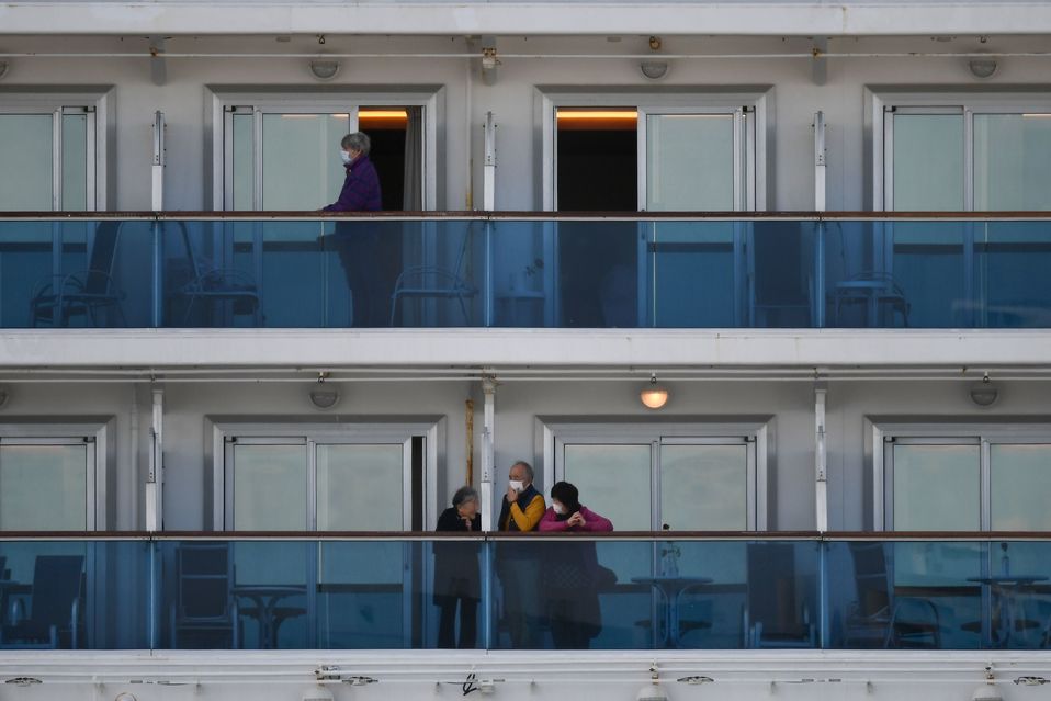 El Diamond Princess quedó varado el 3 de febrero. (AFP)