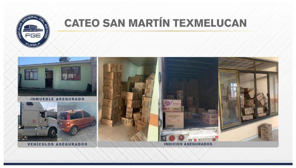 Los indicios y el inmueble quedaron asegurados por la Fiscalía General del Estado de Puebla. (Especial)