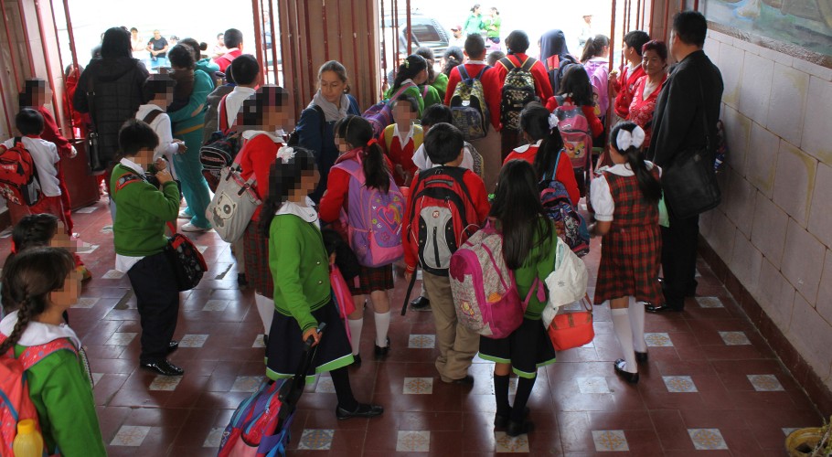 Alumnos de escuelas de nivel básico en Hidalgo. (Maribel Calderón)