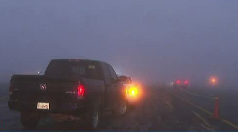 Aparentemente la poca visibilidad provocó el accidente. (Foto: Especial)