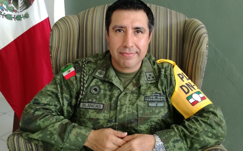 Coronel de Infantería Diplomado de Estado Mayor Rodolfo Blancas Osorio (Foto/Imelda Torres)