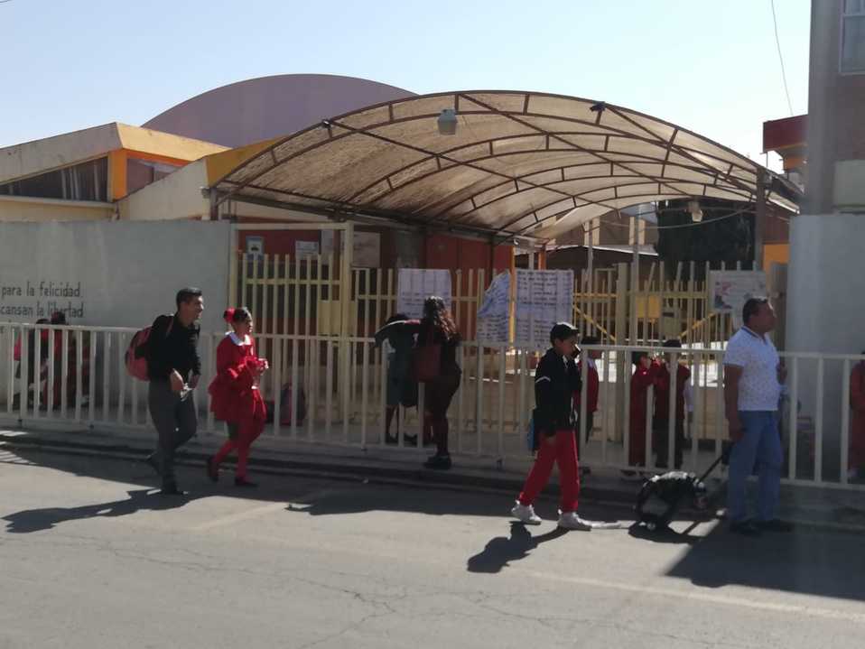 Escuela Everardo Márquez en Pachuca. (Elizabeth Hernández)
