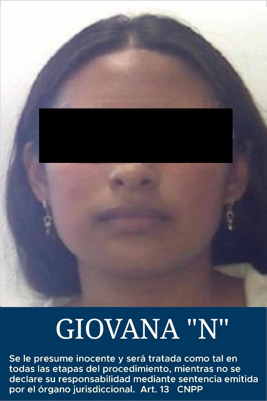 Giovana "N", presunta implicada en el caso Fátima (Fiscalía)