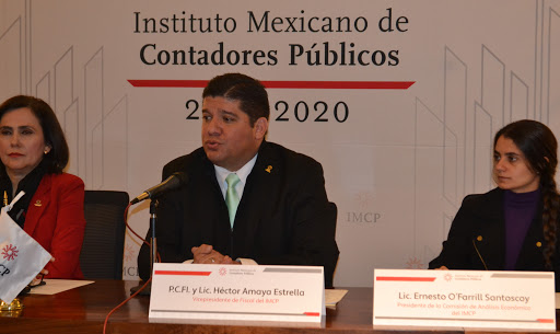 Hector Amaya, presidente del Instituto Mexicanao de Contadores Publicos (IMPI)