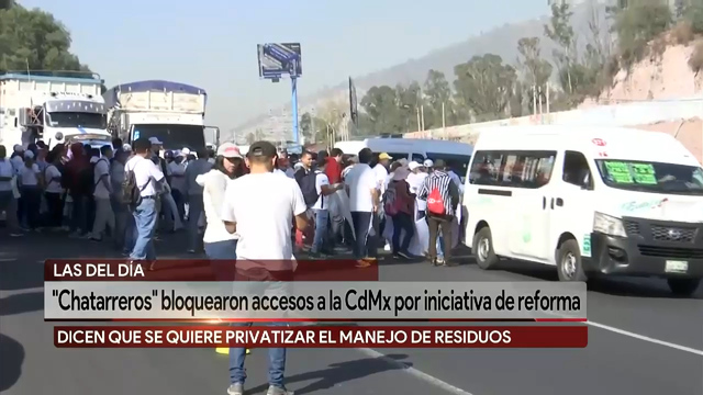 Tras dos horas, ‘chatarreros’ retiran bloqueos en autopistas