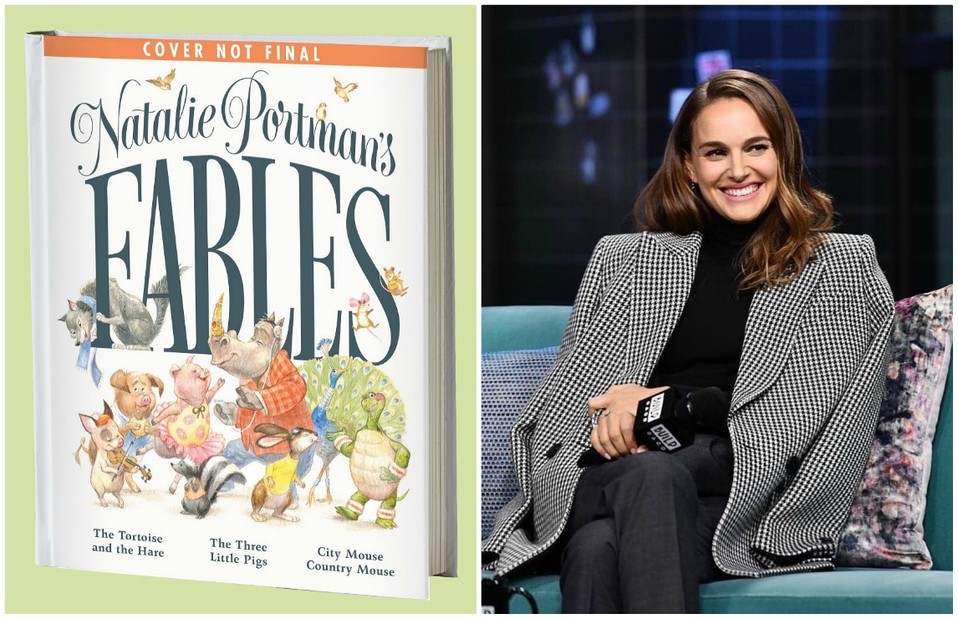 "La liebre y la tortuga", "Los tres cerditos" y "El ratón de campo y el ratón de ciudad" son las tres narraciones escogidas por Portman. (Instagram)