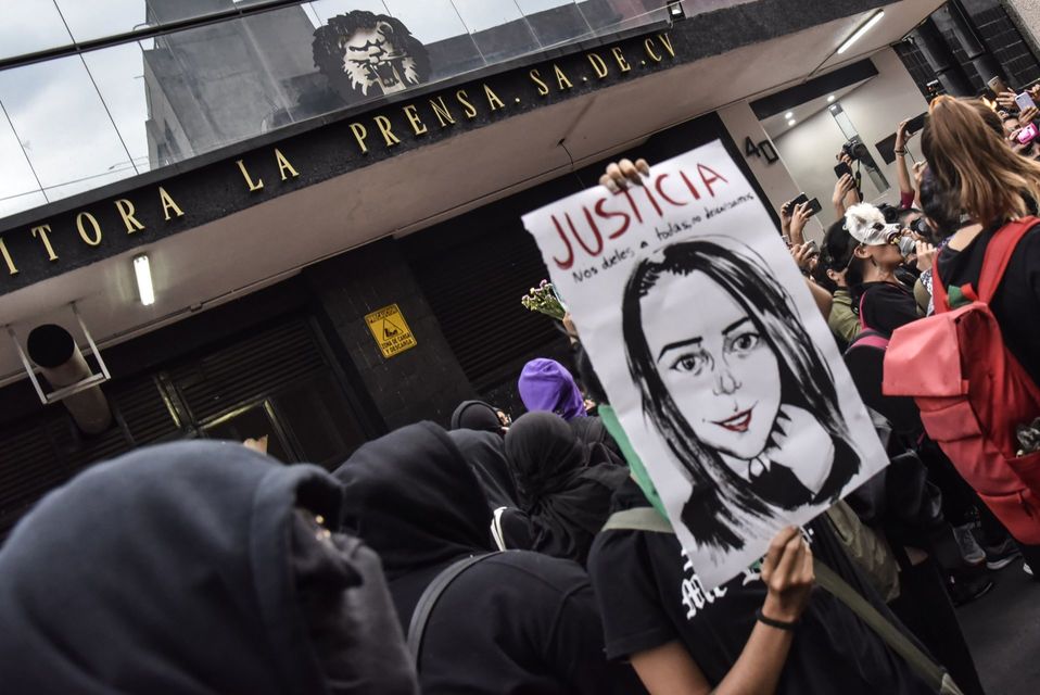 Protesta de feministas por caso Ingrid. (Archivo | Cuartoscuro)