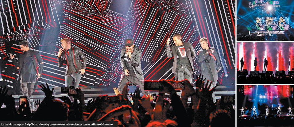 La banda Backstreet Boys transportó al público a los 90 y presentó sus más recientes temas. (Alfonso Manzano)