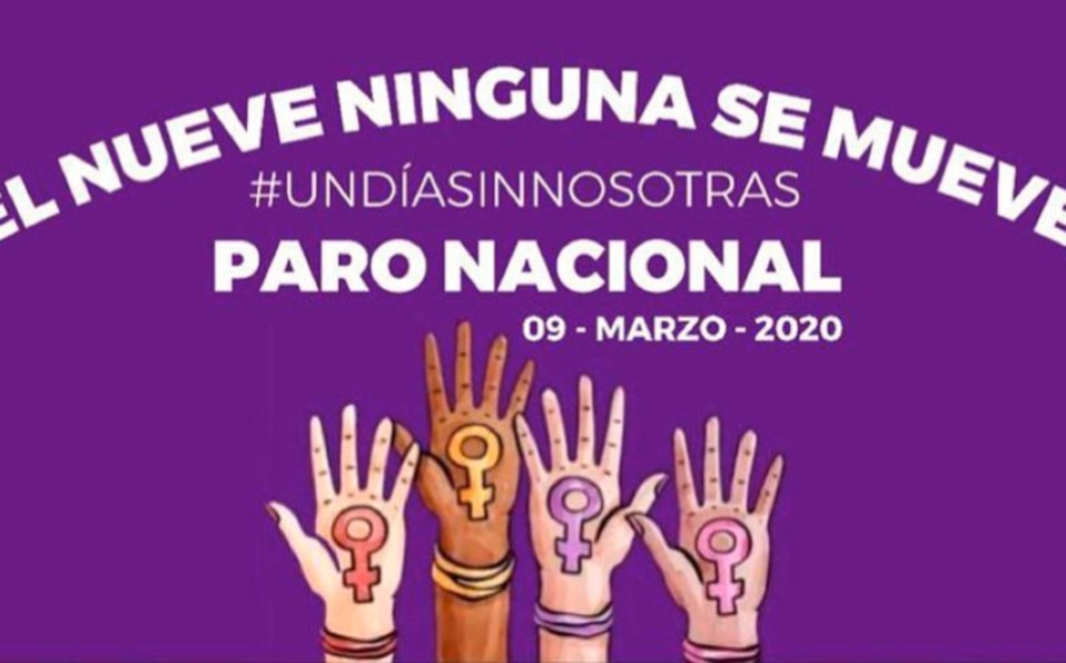 Convocan al movimiento Un día sin nosotras, el próximo 9 de marzo (Foto/CORTESÍA)