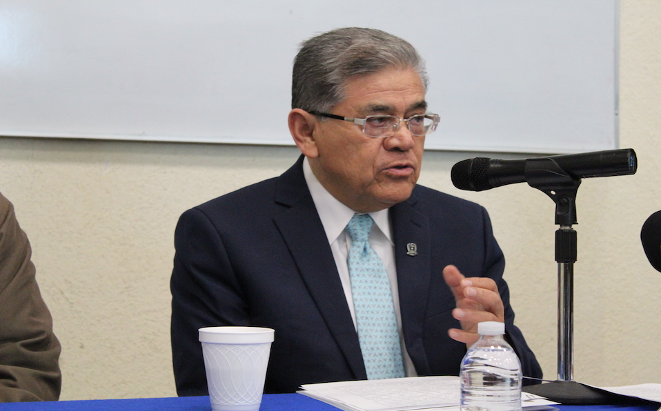 Salvador Hernández Vélez, rector de la Universidad Autónoma de Coahuila. (Mauricio Román)