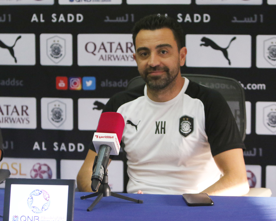 Xavi Hernández, director técnico del Al Sadd de Qatar (Twitter @AlsaddSC)