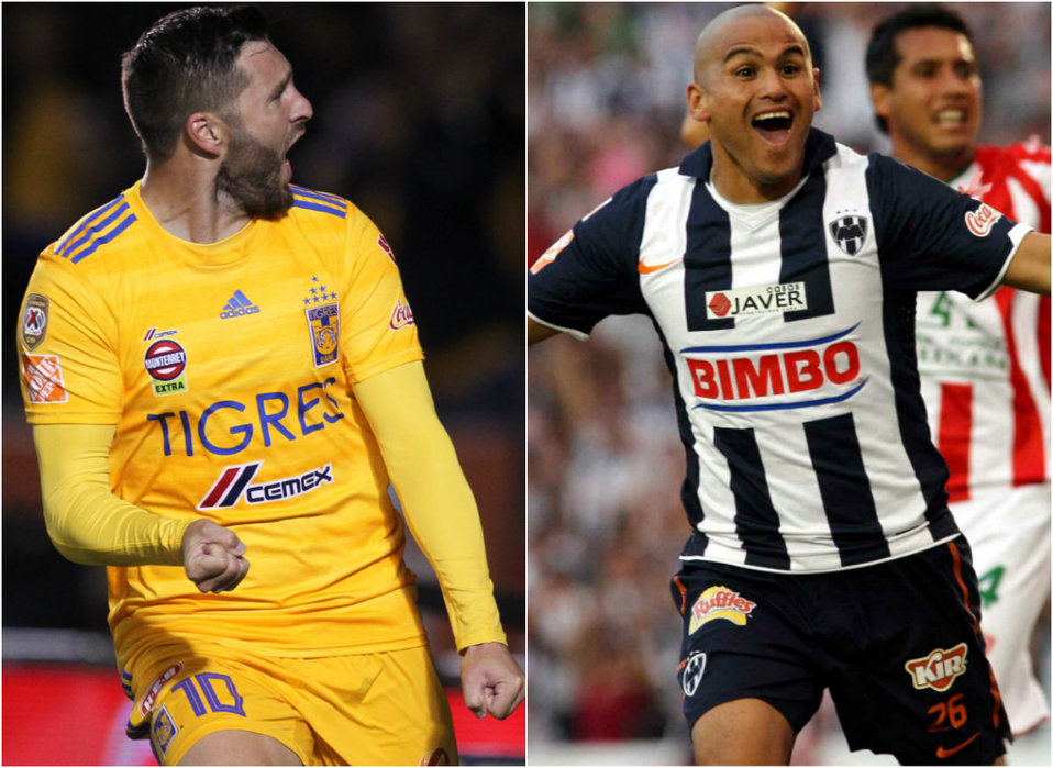 André-Pierre Gignac y Humberto Suazo (Imago7/Mexsport)