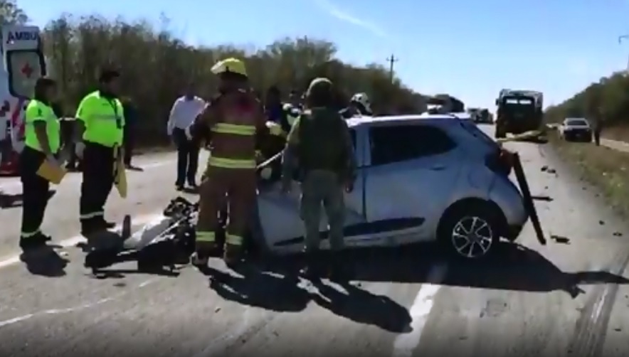 Los hechos ocurrieron en el kilómetro 128 de la carretera Nacional. (Especial)