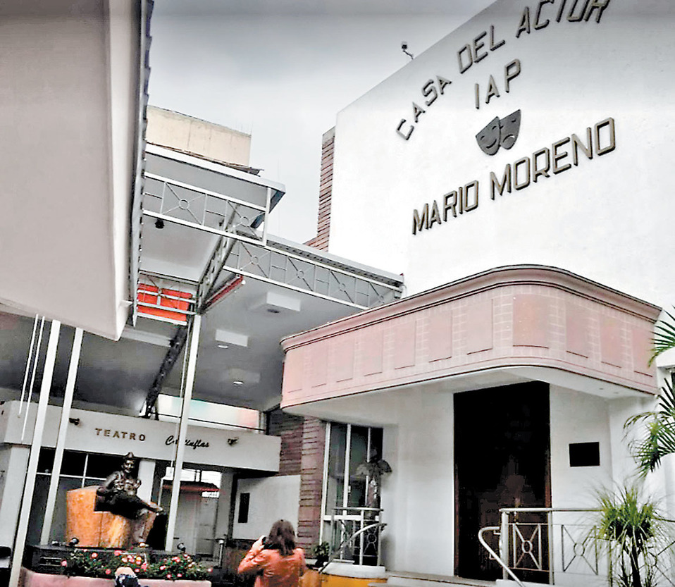 El hogar de los histriones se ubica en la colonia Mixcoac. (Especial)