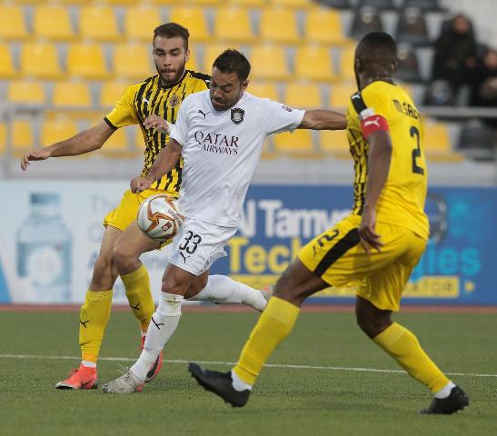 Marco Fabián durante los cuartos de final de la Ooredoo Cup (Twitter: @Al SaddSC)