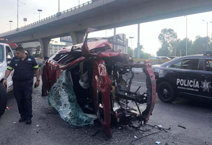 El percance se reportó aproximadamente a las 16:57 horas. (Especial)