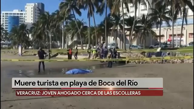 Muere joven ahogado en playa de Boca del Río, Veracruz